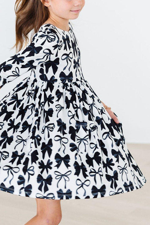 perfectly-tied-3-4-sleeve-pocket-twirl-dress Mila &  Rose - Sophia's Style--2T--3